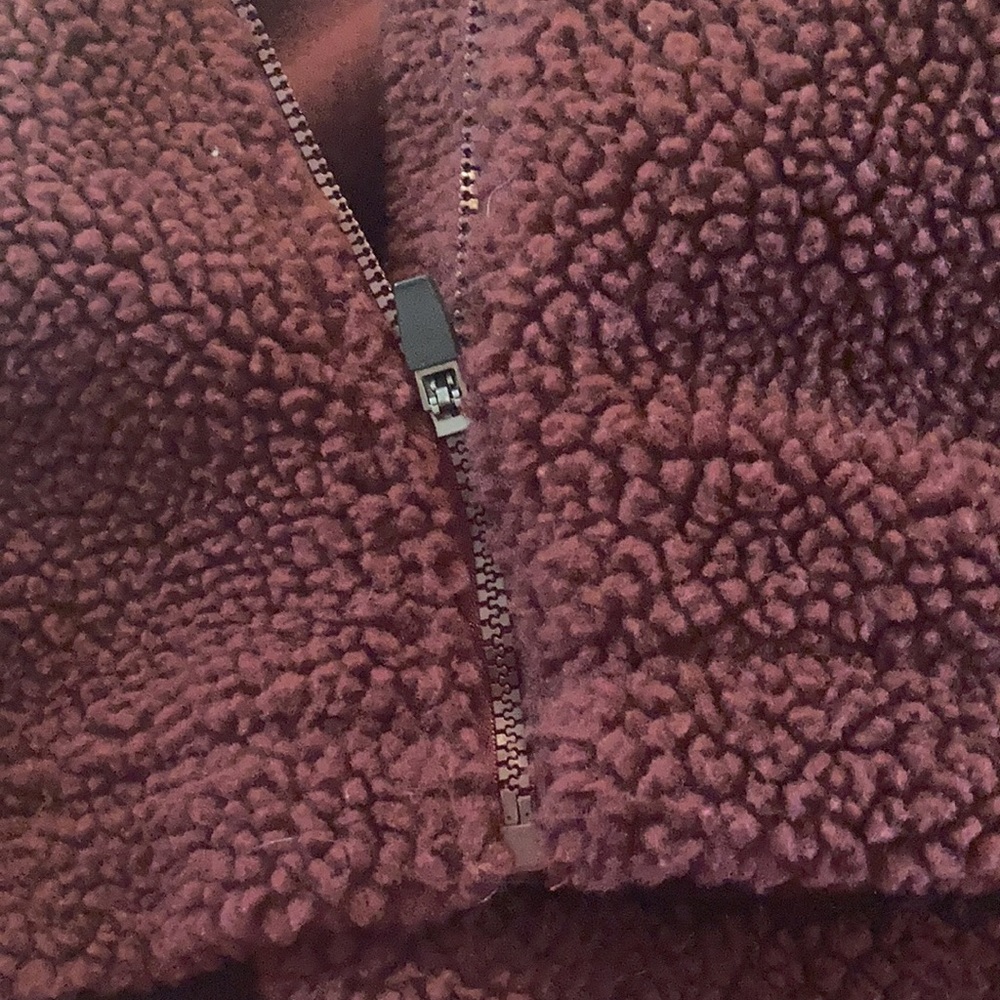 Euc Heavy Fleece Zip Front Fabletics Jacket Large - image 5